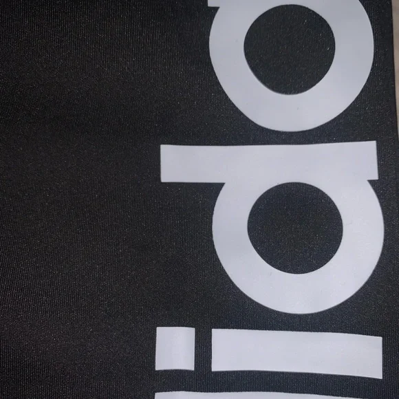 Adidas biker shorts size xl spandex. Will fit 14-18 - Picture 2 of 4